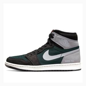 Nike High Element Gore-Tex Particle Basketskor Air Jordan 1 Herr Svarta Grå | JD-638TS