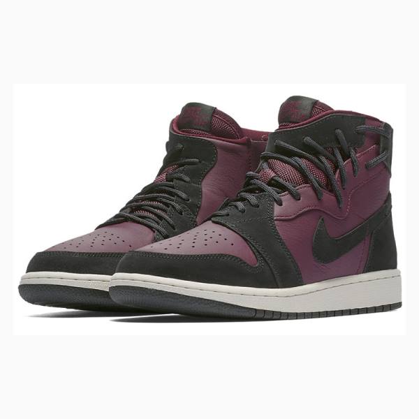 Nike High Rebel XX 'Bordeaux' Phantom Basketskor Air Jordan 1 Dam Svarta Lila | JD-915ZV