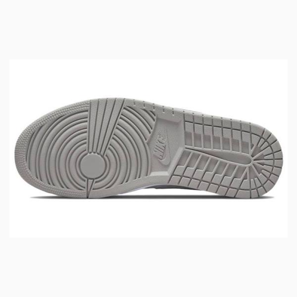 Nike Low Bomull Fleece Sneakers Air Jordan 1 Dam Grå | JD-896KA
