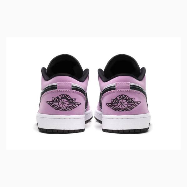 Nike Low SE 'Light Purple' Sneakers Air Jordan 1 Herr Lila Svarta | JD-035MJ