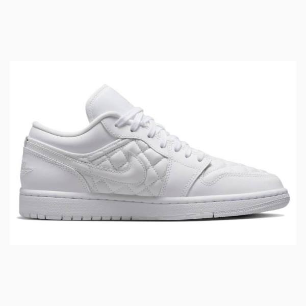 Nike Low Wmns Quilted Sneakers Air Jordan 1 Dam Vita | JD-754LJ