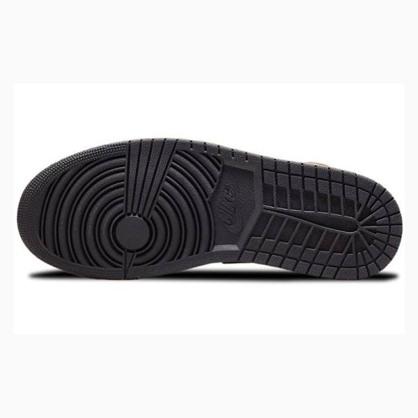 Nike Mid SE Dark Chocolate Basketskor Air Jordan 1 Herr Bruna | JD-836UZ
