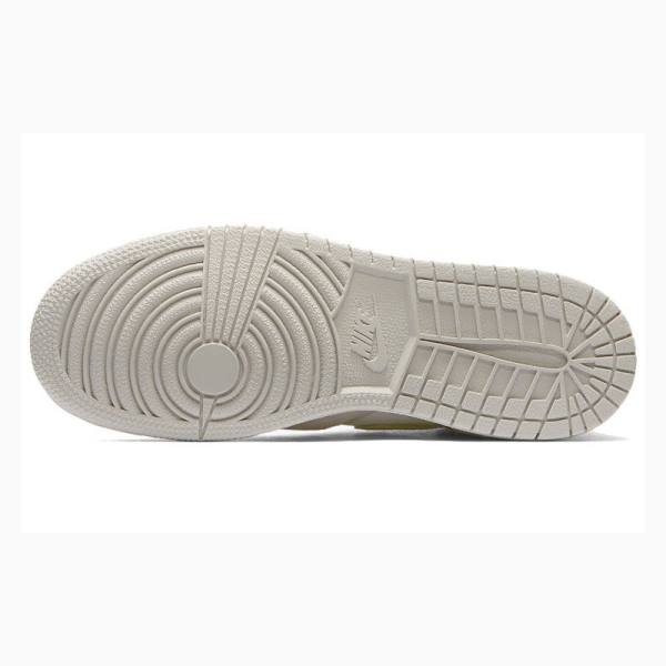 Nike Rebel XX Moon Particle Basketskor Air Jordan 1 Dam Vita Grå | JD-794OY