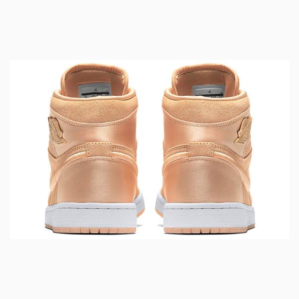 Nike Retro High SOH Ice Peach Basketskor Air Jordan 1 Dam Guld | JD-357DQ
