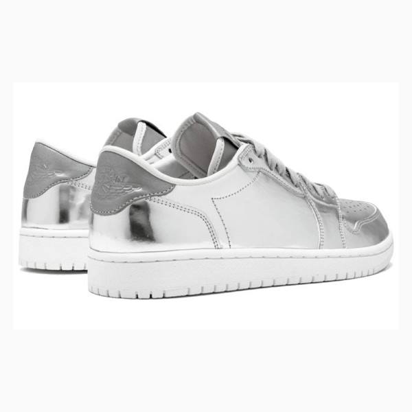 Nike Retro OG Pinnacle Basketskor Air Jordan 1 Herr Silver | JD-415PO