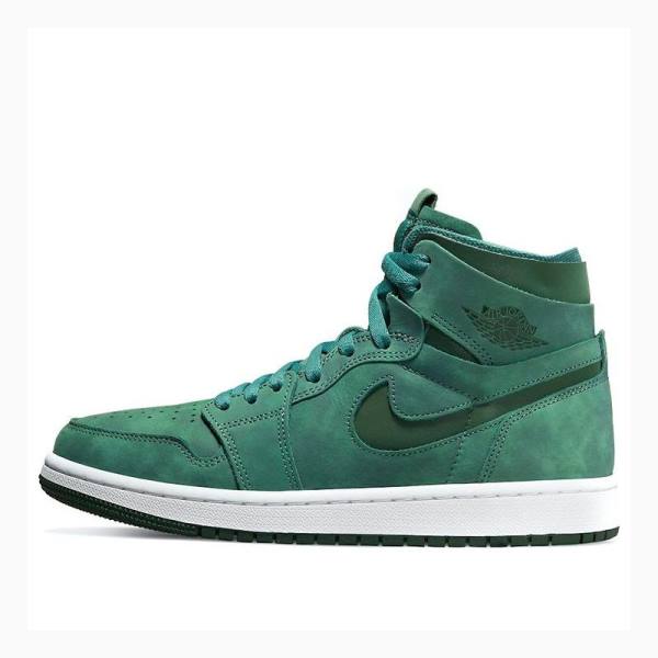 Nike Zoom Air CMFT Basketskor Air Jordan 1 Dam Gröna | JD-384GY